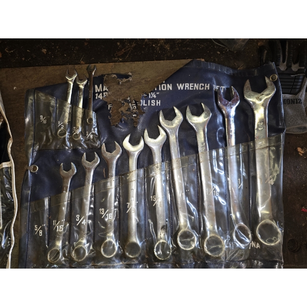 Wrench Set in a Roll Pack - Missing 1 Wrench