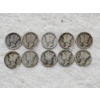 Image 1 :  Assorted Years & Mint Marks Mercury Head 90% Silver Dimes - AFV $1 
