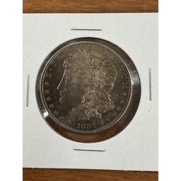 1886 United States Silver Dollar - Incredible Toning - Exceptional Coin