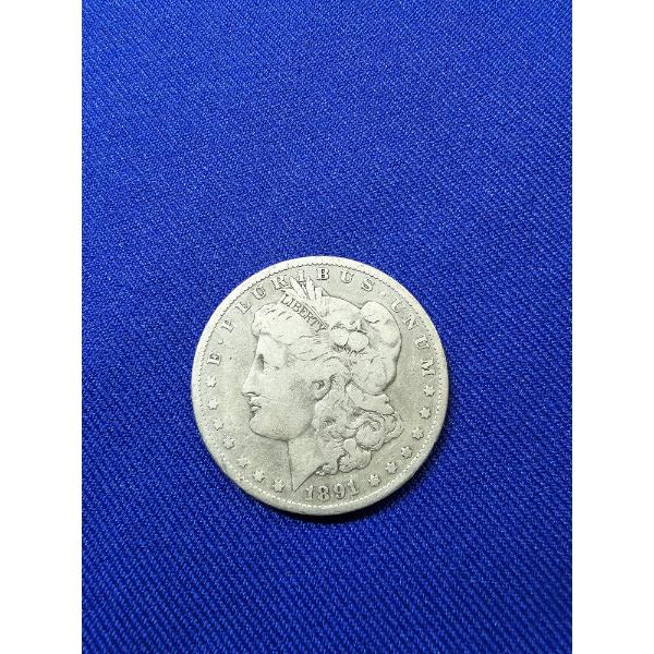 1891- O Morgan Silver Dollar