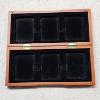 Image 1 : Wooden Display Box Designed to Store and Display up to Six Graded Coin Slabs