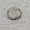 Image 2 : 1856 90% Silver Seated Liberty Half-Dime FV: $.05