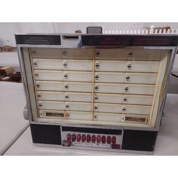 Vintage "Rock-Ola" Diner Juke Box Control Center - As Pictured  16 x 13  