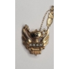 Image 3 : Vintage 10K Yellow Gold Delta Zeta Pearl & Diamond Sorority Pin - Weight: 5.0g