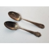 Image 1 : Two Vintage Sterling Silver Spoons TW: 45.1g