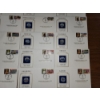 Image 9 : Collection of Colorized U.S. State Quarter Covers w/ State Stamps & 1922 Silver Peace Dollar