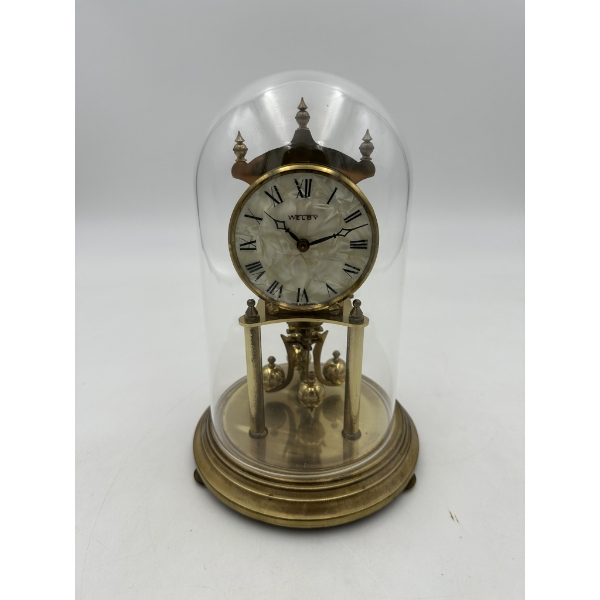 Welby Kleininger Obergfell Mechanical Clock Untested Approx. 9"H x 4"W