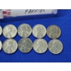 Image 3 : x10 1943-P Lincoln Steel Pennies with Plastic Coin Storage Tube
