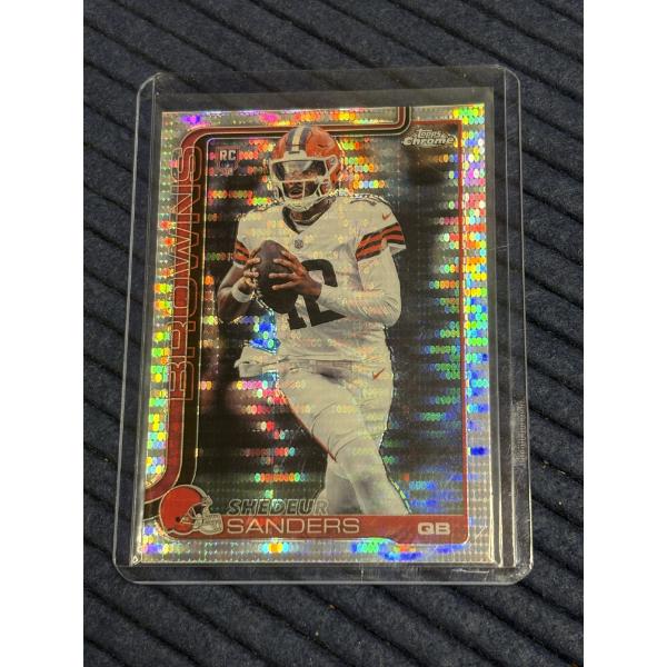 Rookie Card - Shedeur Sanders - Quarterback - Cleveland Browns - 2025 Topps 