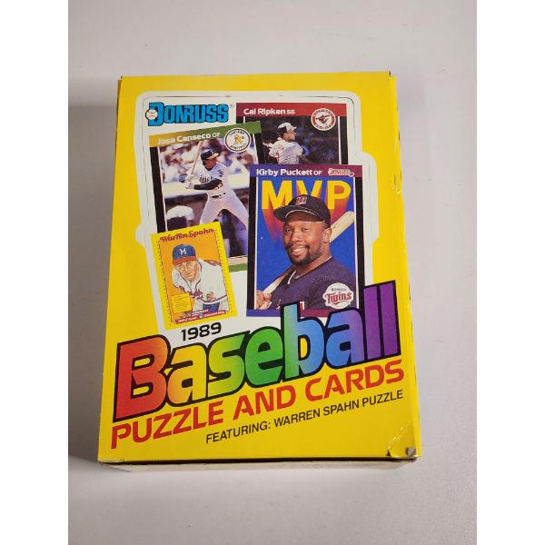 1989 Donruss Baseball Sealed Wax Box - 36 Sealed Wax Packs From 1989!