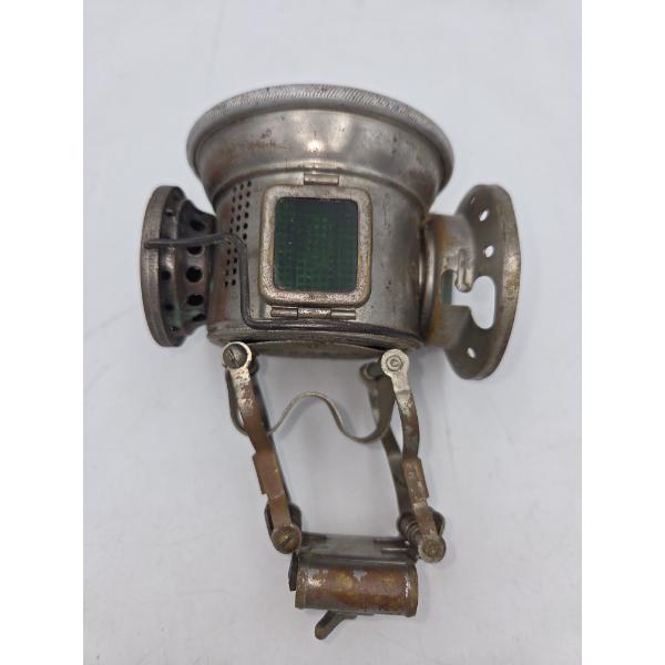 Collectable Twentieth Century Made In USA Oil Fuled Brass Bike Lamp
