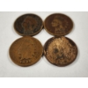Image 2 : Four Assorted United States Indian Head Pennies ~ Two 1899, A 1900 & A 1901!