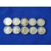 Image 1 : Lot of 10 Assorted Years Silver Roosevelt Dimes - 90% U.S. Silver - Face Value: $1.00