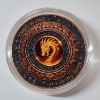 Image 3 : 1 AVDP oz .999 Fine Copper Round - Dragon Fire Diamond Dust - Limited Edition