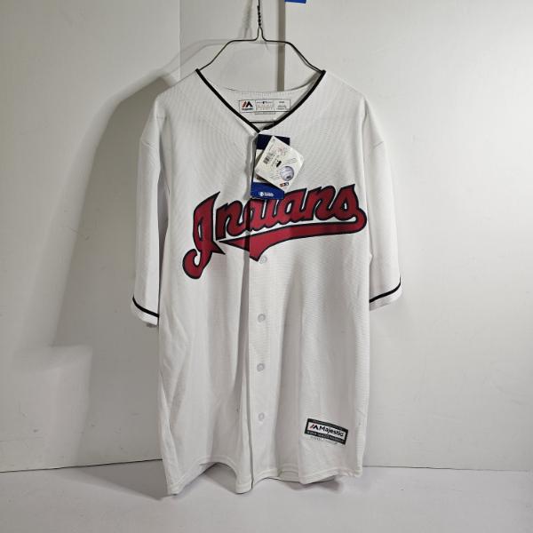 Official Majestic Cool Base Cleveland Indians MLB Home Jersey (M)