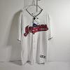 Image 1 : Official Majestic Cool Base Cleveland Indians MLB Home Jersey (M)