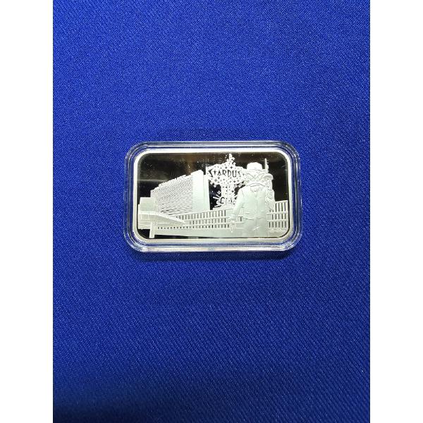 All-Chips 1 oz Fine Silver Bar ft. Gangster Scrooge Stardust Casino