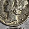 Image 3 : Four 90% Silver Mercury Dimes (0.0723 oz ASW Per Coin)