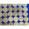 Image 14 : Lot of Assorted Year U.S. 90% Silver Dimes: Mercury and Roosevelt FV: $5.50