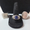 Image 2 : Sterling Silver Lot: Three Rings & Small Necklace *Rings NOT Marked, But Test as Silver* TW: 44.9g