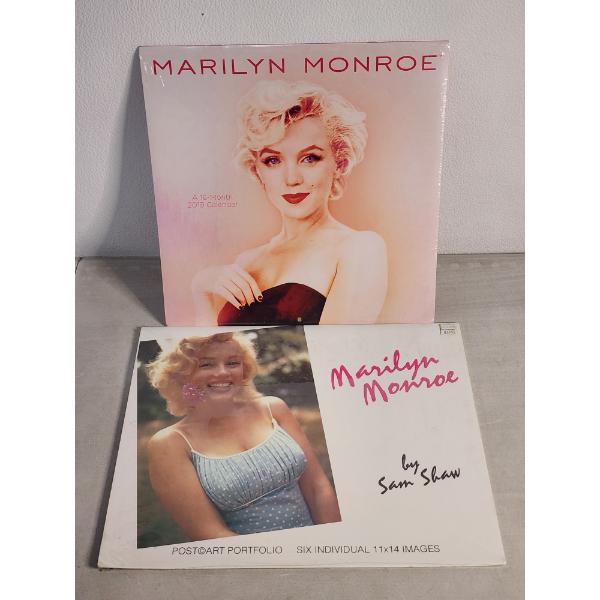 Sealed Marilyn Monroe Calendar & Post Art Portfolio Ft. 11 X 14 Images - BOTH SEALED, NEW IN PLASTIC
