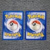 Image 4 : Two Non Holo Rare Vintage Pokemon Trading Cards ~ Fossil Set Hitmonlee & Neo Revelation Kingdra 