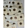 Image 1 : Lot of 50 Assorted Year Pennies, Including Wheat and Copper, FV $.50