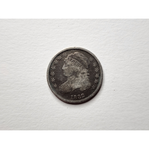 1832 Capped Bust Silver Dime in Beautiful Condition ~ Low Mintage of 522,500!