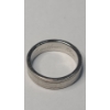Image 6 : Tiffany Classic Milgrain PT950 Platinum Textured Edge Ring & Platinum Earring Back -Size 9.5- 14.4g