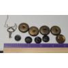 Image 8 : Vintage World War I Era Military Uniform Buttons, Antique Community Charity Pinback Button & More