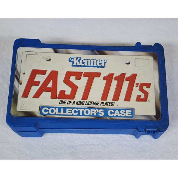 Vintage Collectible Kenner Brand Fast 111's Collector's Case for Toy Cars