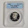 Image 1 : Authentically Certified 2008-S 90% Silver Kennedy Half Dollar, graded a perfect PR70 DCAM by ANACS