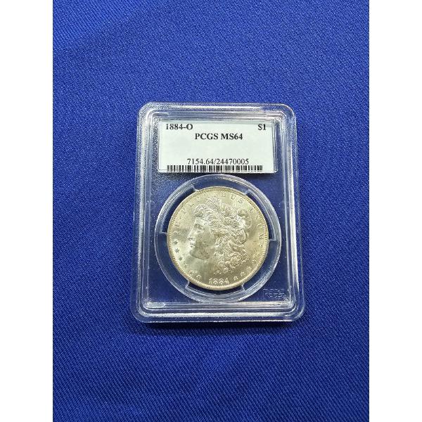 1884- O Morgan Silver Dollar PCGS MS64 - Beautiful Condition!