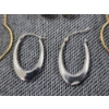 Image 5 : 14K Gold Earring Assortment Ft. Three Sets, A Loose Earring & A Pendant ~ Total Weight 5 Grams
