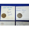 Image 12 : Assorted Coins: x8 90% Silver Barber Dimes & x1 1887 90% Silver Seated Liberty Dime, Mexican Coin