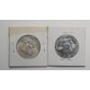 Image 2 : United States 1953-D & 1958 90% Silver Franklin Half Dollars - Face Value: $1.00