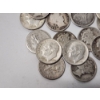 Image 4 : x20 Assorted U.S. 90% Silver Dimes: Seated Liberty, Barber, Mercury, Roosevelt FV: $2.00