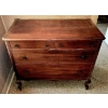 Image 2 : Antique 4 Drawer Dresser with Wheels - 42x21x36