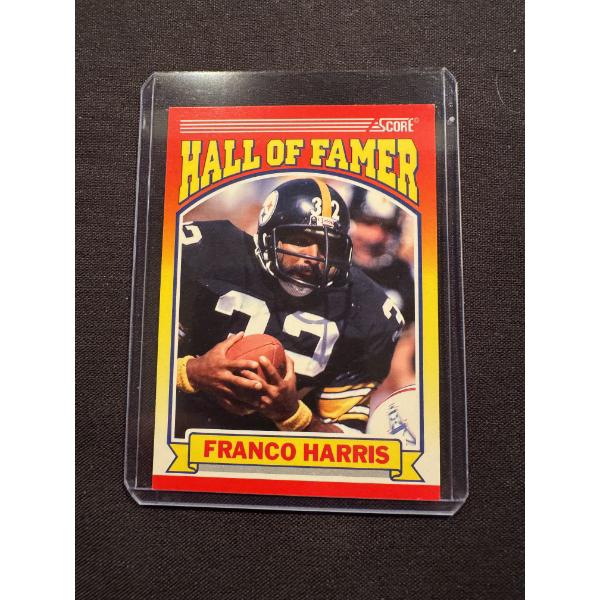 1990 Score Franco Harris HOF Football Card - Mint Condition