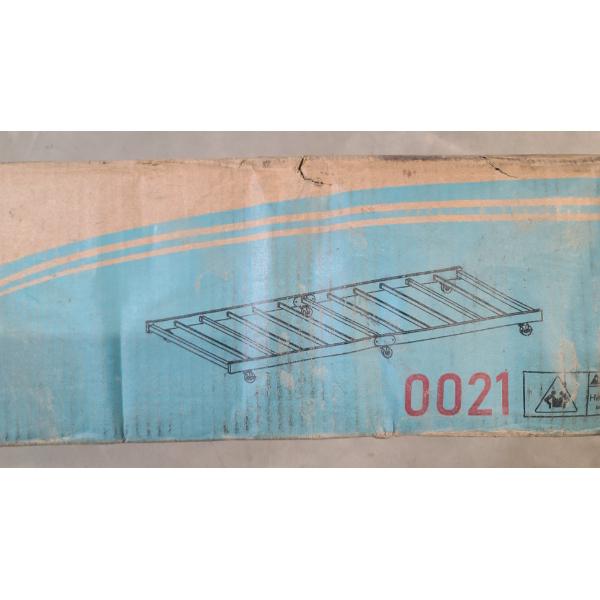 Twin Only/Roll Out Trundle Bed Frame/ Metal Slats - In Box - Dimensions Are Unknown