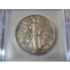 Image 2 : ICG GRADED EF45 1943 Walking Liberty 90% Silver Half Dollar 