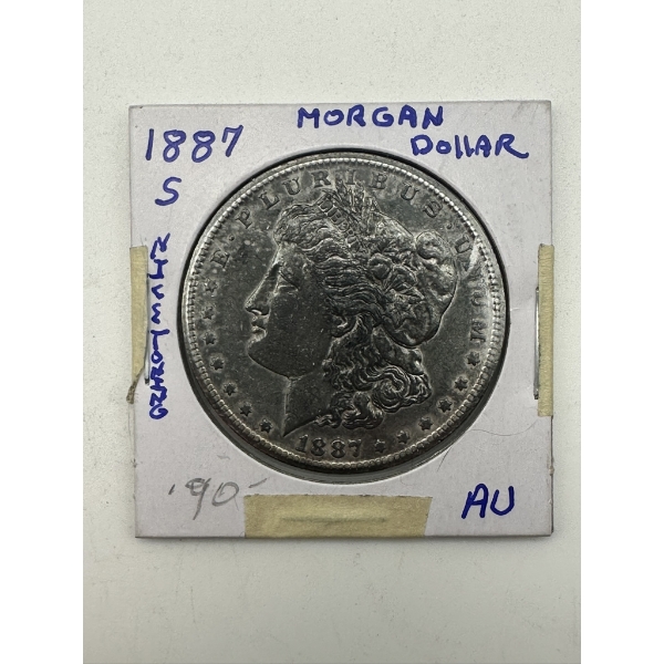 1887-S Morgan Silver Dollar - Nice Toning