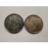 Image 1 : 2 - United States Silver Dollars In Excellent Condition - Guaranteed Authentic
