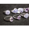 Image 4 : Ten Gorgeous Sterling Silver Rings Ft. Tanzanite & Topaz - Weighing Total of 40.6 Grams
