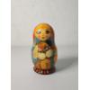 Image 1 : Hand-Painted Wood 5 Piece Russian Nesting Dolls - Excellent Condition