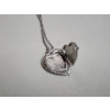 Image 3 : Sterling Silver Rhodium Finish Locket Heart Necklace 18in, Total Weight 7.1g