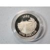 Image 2 : Royal Mint 1985 Bermuda Silver Dollar Commemorative Crown - 28.2g