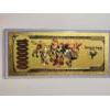 Image 2 : Rare Disney Mickey Mouse Gold Foil .999999 - 24K Gold Note In Protective Holder - Mint Condition