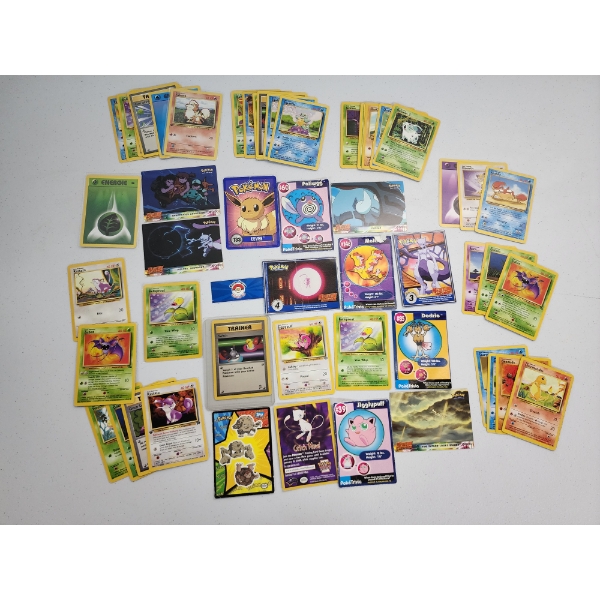 Assorted Pokémon Trading Cards - Including Vintage First Edition & Topps