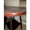 Image 3 : Round Double Tier Table - 24" - 28" Tall